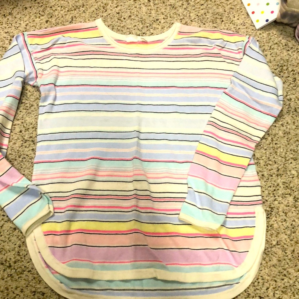 Sweater is from gap striped very vibrant